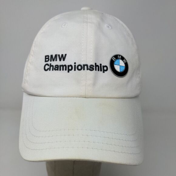 American Needle Men's BMW Championship Strapback Hat White Adjustable - Picture 3 of 14